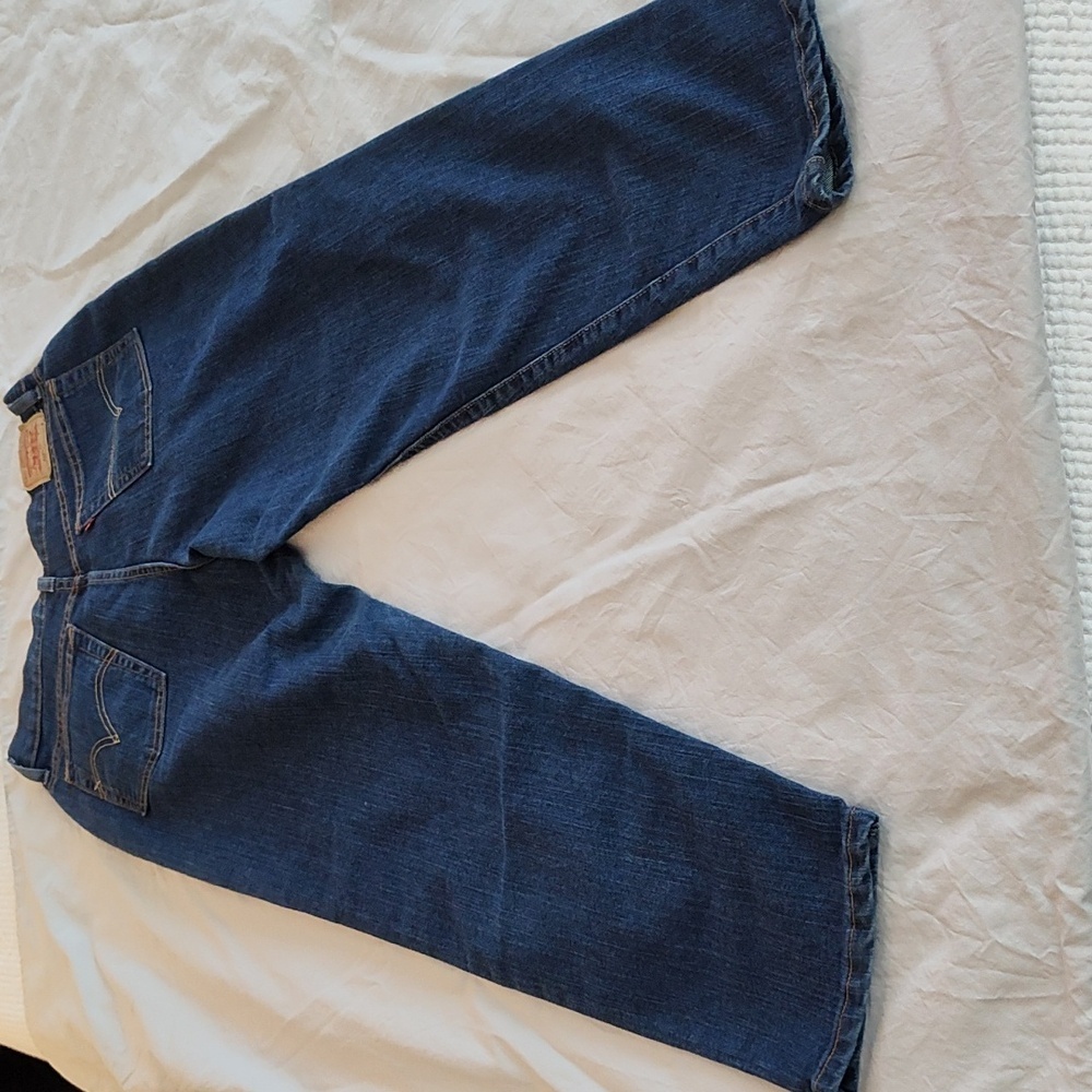 Levi's Classic Slim Tapered Stretch 512 Jeans Size 16S Dark Wash Casual Western - Picture 4 of 13